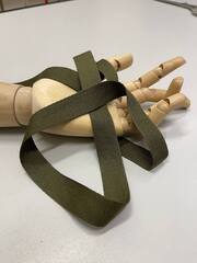 Хлопковая киперная лента (100%хлопок, Оливковый, 20)