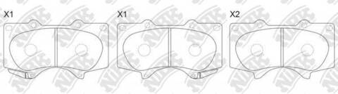 Колодки NiBK PN1482S