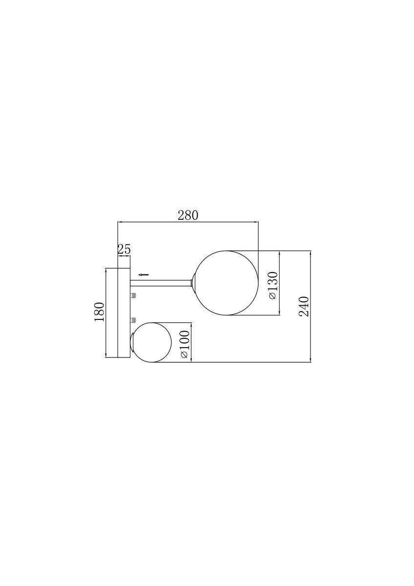Бра Freya Sphirity FR5376WL-02B