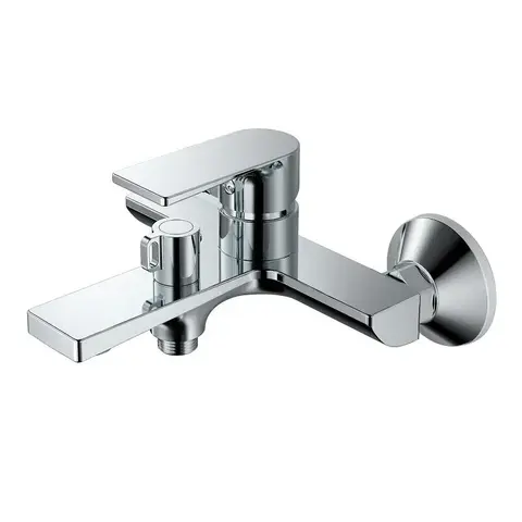 Смеситель для ванны BELZ B60679 короткий излив, латунь, хром