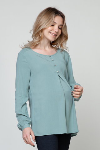Блузка для беременных 16720 мята