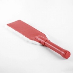 Шлепалка из натуральной кожи Red