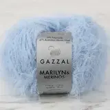 Пряжа Gazzal Marilyn & Merinos 8280 небесно-голубой