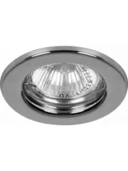 Светильник встраиваемый MR16 50 Вт 80 мм, хром (без патрона)