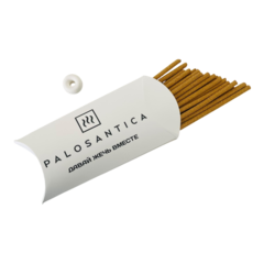 20 шт, безосновные аромапалочки из пало санто с подставкой