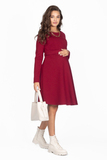 Платье для беременных и кормящих 15972 бордовый