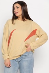 Свитшот Ритм города (бежевый) Б15005-3М LT Collection