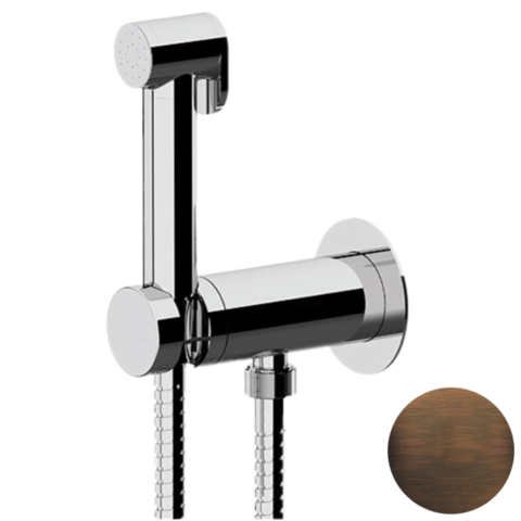 Remer X61PWBR Гигиенический душ со смесителем Remer X Style X61PWBR, бронза масляная