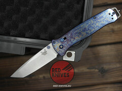 Нож Benchmade Bailout 537 "Огненный" Титан