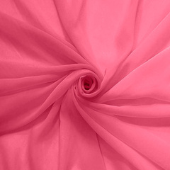Ткань Шифон, 80 гр/м2, 150 см, розовая азалия