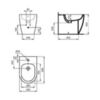 Ideal Standard Ellisse T569501 Биде напольное пристенное