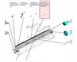 AD043098, Шнек сбора отработанного тонера Ricoh, Original