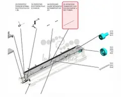 AD043098, Шнек сбора отработанного тонера Ricoh, Original