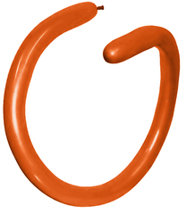 Шар S ШДМ 260/ 5*150 см, Пастель, Оранжевый закат (062), 10 шт.