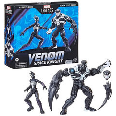 Фигурки Веном Космический Рыцарь и Мания Marvel Legends