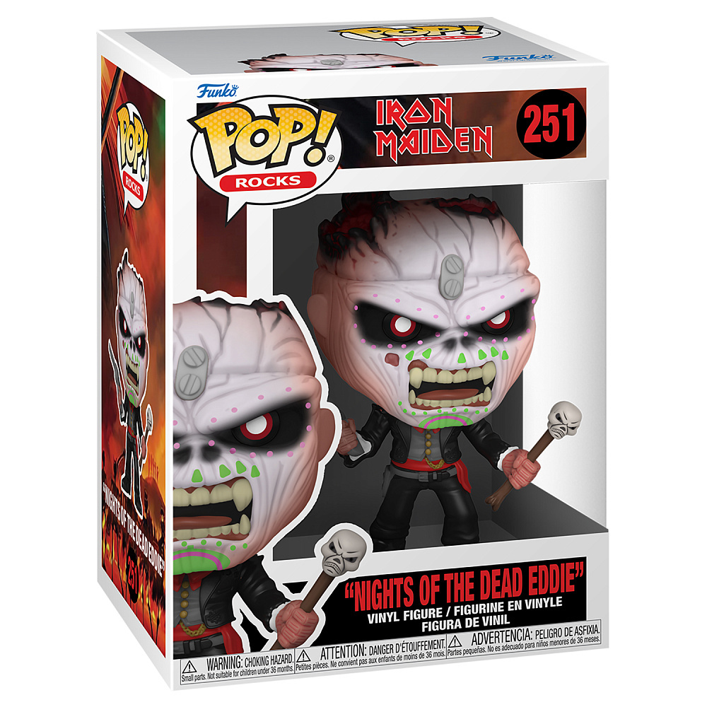 Фигурка Funko POP! Iron Maiden: Nights of the Dead Eddie (251) – купить по  выгодной цене | Интернет-магазин комиксов 28oi.ru