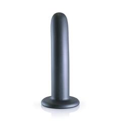 Серый фаллоимитатор Smooth G-Spot - 15 см. - 