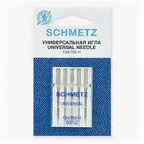 Иглы стандартные № 80, Schmetz, 5 шт