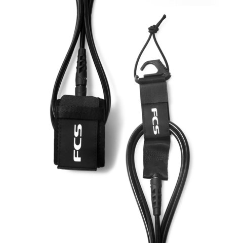 Лиш FCS 9’ Regular Ankle Essential Leash Black