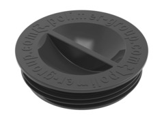 Крышка резьбовая 137 мм Полимер-Групп(черный) - арт.559322