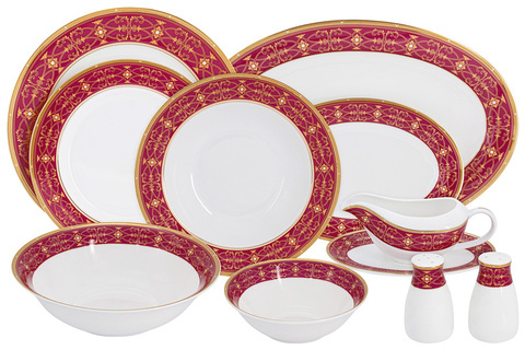 Обеденный сервиз 50 предметов на 12 персон Anna Lafarg Emily Офелия