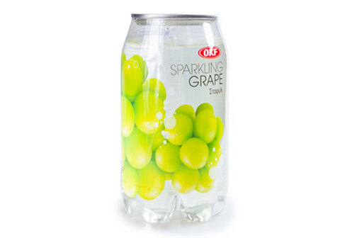 Напиток газированный OKF Виноград, 350мл