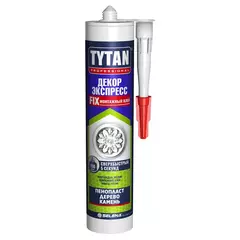 10045441 TYTAN клей монтажный Экспресс ДЕКОР (310 мл), белый