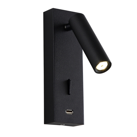 Настенный светодиодный светильник Crystal Lux CLT 210W USB BL