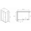 Abber Schwarzer Diamant AG301005-S905 Душевой уголок, 100x90x190