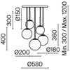 Подвесной светильник Maytoni Basic form MOD321PL-05W