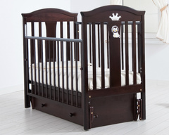 Кровать детская К-2002-29м "Даниэль" маятник универсальный (орех)