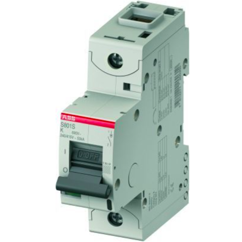 Автоматический выключатель 1-полюсный 20 А, тип K, 25 кА S801S K20. ABB. 2CCS861001R0487