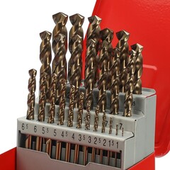 Набор сверл по металлу 1-13мм 25шт DIN338 HSSE-Co5 130° (мет. кейс) H-Tools Pro 215215PRO