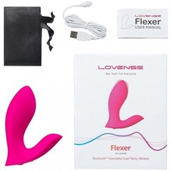 Двойной вибратор Flexer Lovense (для точки G и клитора)