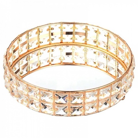 Подставка для предметов 35см Kassatex Crystal Gold