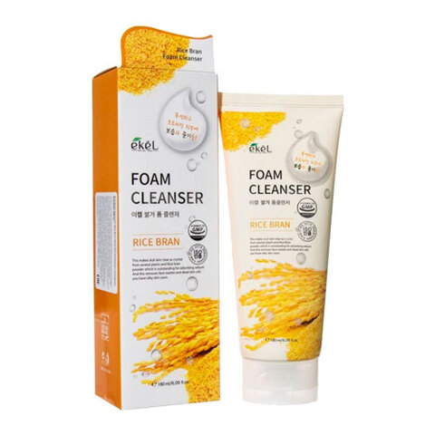 Ekel Foam Cleanser Rice Bran - Пенка для умывания с экстрактом коричневого риса