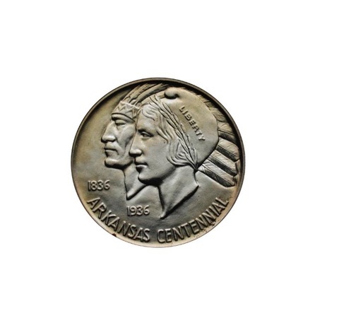 50 центов Arkansas 1938 D