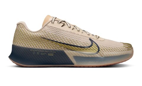 Кроссовки теннисные Nike Zoom Vapor 11 Premium - sanddrift/metallic gold/thunder blue