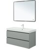 Aquanet 337957 Тумба Вега 2.0 100 2 ящ. цв.мисти грин (337957)
