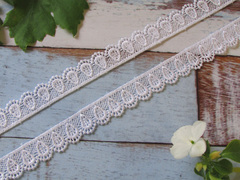 Кружево плетеное, ш. 2-2,2 см.
