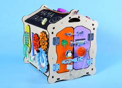 KIMTOYS Бизиборд Домик «Смайлик» (ДС-01)