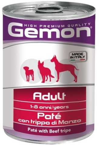 Gemon Dog Adult Pate with Beef Tripe