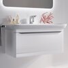 Geberit 824100000+125400600 Комплект 824100000 myDay Шкафчик под раковину 880х410х405 мм, 1 ящик с подсветкой, белый глянец+125400600 myDay Раковина 1000x480 мм
