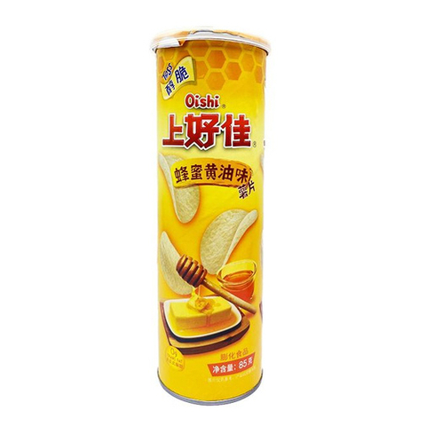 Oishi Toss Чипсы с медово-сливочным вкусом, 85 гр.