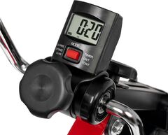 Мини велотренажер Bradex SF 0830, с регулируемой высотой, черно-красный