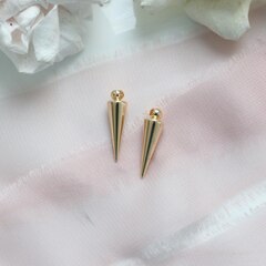 Подвеска Шип 20*6 мм, 1 шт, позолота, П329