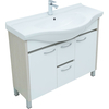 Aquanet 274164 Тумба Донна 100 цв.бел.дуб/белый (Yalaier) (274164)