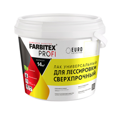 Лак для лессировки универсальный сверхпрочный FARBITEX PROFI