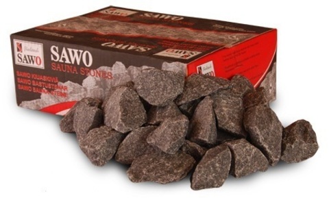 SAWO Камни для сауны, упаковка 20 кг, артикул R-991 - купить в Москве и СПб недорого по цене производителя

