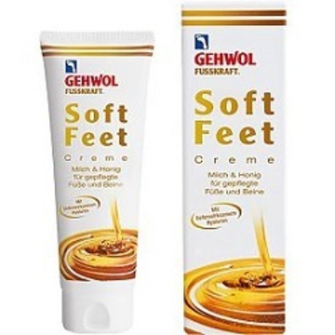 Gehwol Soft Feet Creme - Шелковый крем с гиалуроновой кислотой Молоко и мед